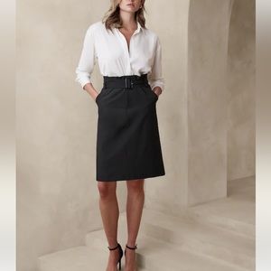 NWT BELTED PENCIL SKIRT